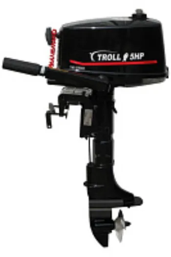 2х-тактный лодочный мотор TROLL T5S + топливный бак